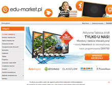Tablet Screenshot of edu-market.pl